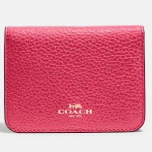 Coach Pink leather wallet